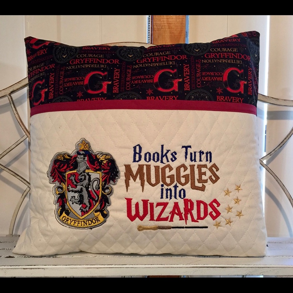 Harry Potter Inspired Gryffindor Pocket Pillow